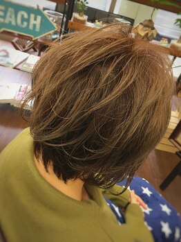 ルーツ ヘアー(Roots hair)の写真/【経験豊富なオーナーが担当】高いカット技術×再現性で、クセも気にならず思わず自慢したくなるstyleに♪