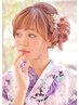 ヘアセット+浴衣着付　￥8000