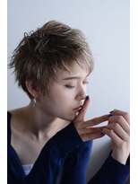 ミラバイグリーン(Mira by green)&nbsp;無造作ショート　X　小顔【shine beige】　#3