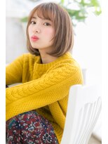 ミック 日暮里店(miq) オンブレオレンジカラー☆格上げ大人ボブb