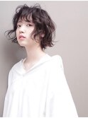 M.SLASH馬車道/無造作パーマ/ニュアンスカラー/くせ毛ショートz