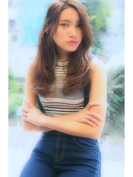 ミーケ(miike) 【miike】ゆるふわナチュラルウェーブロング