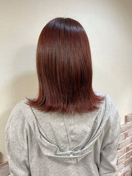 ルフレ 新宿本店1st(Reflet) 《カシスレッド》#新宿#新宿三丁目#髪質改善