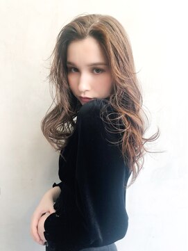 アイティーバイアルバム 藤沢店(IT by ALBUM) ゆるふわロング_カーキグレージュマッシュショート_38211