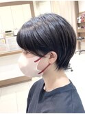 丸みが可愛いマッシュショート