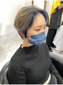 オリーブ×ブルーインナー_透明感_寒色系インナー_38