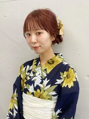 【SEEK yuri】浴衣着付け＋ヘアセット