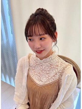 エミュ 天文館店(eMu) オリーブグレージュ×ナチュラルハイライトカラー