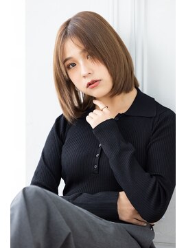 トティア 福島(Totia) 【Totia福島】フレンチボブ×カーキベージュ