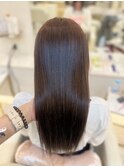 大人可愛い透明感立体感艶髪ナチュラルブラウン
