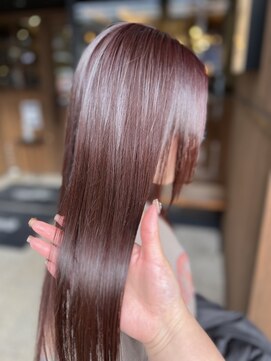カフェアンドヘアサロン リバーブ(cafe&hair salon re:verb) ブリーチなしカシスピンク☆