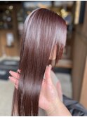 ブリーチなしカシスピンク☆