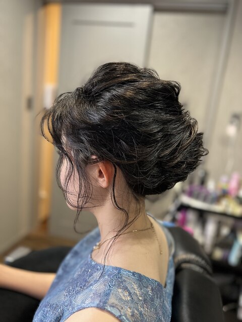 ヘアアレンジ/夜会巻アレンジ