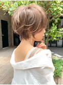 【川原拓也】巻き髪ショートボブ