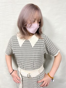 テイス 新宿(TACE) ピンクグレージュ[ネビージュ/黒髪/小顔/新宿]