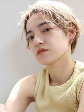 ヘアリゾート粋 トゥジュ 池袋東口店(tujuh) ブロンドベージュ/ベリーショート