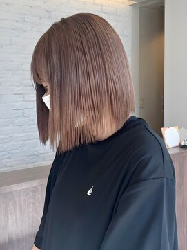 ユー イケブクロ(u Ikebukuro) ボブ/グレージュ/ミルクティー/ベージュ/ダブルカラー