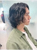 メンズ×スパイラルパーマ