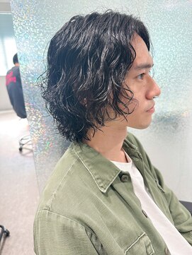 アオ(AO) メンズ×スパイラルパーマ