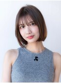 韓国風レイヤーカット髪質改善ダブルカラー透明感カラー