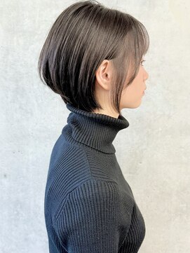 モリオ(morio) 大人可愛いナチュラルショートボブくびレイヤー