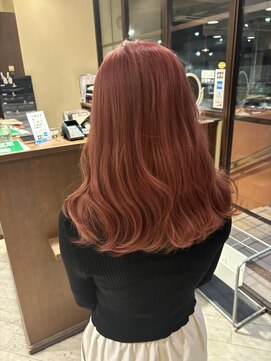 リー ヴィータ 上新庄(Lee Vita) ピンクベージュ/ケアブリーチ/20代