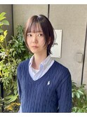 【ボブ】小顔になる顔まわりレイヤーボブ
