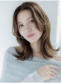 ホワイトグレージュ/デジタルパーマ/フェザーパーマ/いわき75