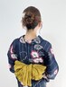 【早朝予約限定】2025年夏☆花火大会・お祭り☆ヘアセット＆浴衣着付け￥8800