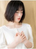 黒髪アッシュ大人美人立体感ボブウルフカット309W上尾30代40代