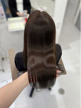 ハピネス 梅田茶屋町店(HAPPINESS) 韓国風/レイヤーカット/顔周り/顔まわり/髪質改善/ベージュ