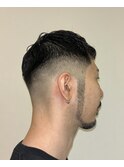 フェードビジネスクロップメンズショート