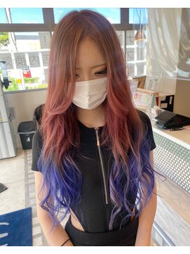 アース オーセンティック 岡山青江店(EARTH Authentic) グラデーションカラー