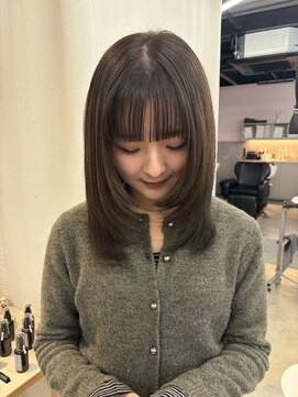 【住野 桃香】アッシュベージュ×質感再整カラー