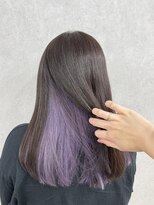 アン ブリーチ 大宮駅東口店(UN BLEACH)&nbsp;ブリーチ2回インナーホワイトラベンダーカラー♪