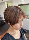 丸みショートボブ