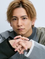 ガリカ 大名(Gallica)&nbsp;ラフに決まるセンターパート、おしゃれ大人ニュアンスパーマ