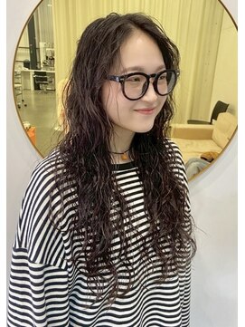 エダメ(EDAME) ロングパーマ/縦おちパーマ