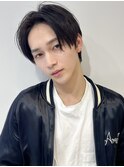 メンズ/刈り上げセンターパート/リバースセンターパート/パーマ