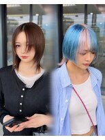 アフューズバイストゥー(Vfuse by StueW)&nbsp;髪色による印象の違い^_^