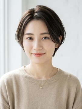 アイスバーグ(eyesburg) 大人ショートヘア20代30代40代ハンサムショートボブ前髪なし