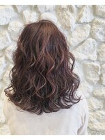 モアナ バイ ヘッドライト 沖縄東崎店(Moana by HEADLIGHT)&nbsp;デジタルパーマ#ベリーピンク#大人かわいい#イメチェン