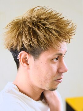 コロ(COLO) [COLO　吉祥寺　福士拓也]フェザーショートメンズアップバング