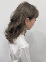 モダンメイド 四条烏丸(modern made)&nbsp;前髪 アンブレラカラー こなれミディ イメチェン ウェーブパーマ