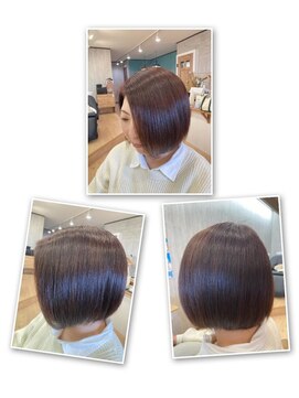 素髪ルームすっぴん(素髪room) 素髪ボブ