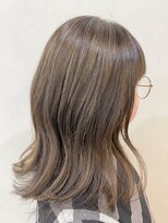 ネックス 表参道本店(nex)&nbsp;【nex 表参道】白髪ぼかし ハイライト ベージュブラウン 齋藤