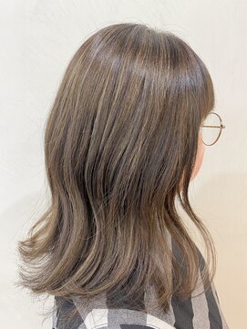 ネックス 表参道本店(nex) 【nex 表参道】白髪ぼかし ハイライト ベージュブラウン 齋藤