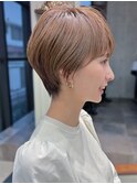 30代40代50代◎大人ナチュラルレイヤーショートボブ 表参道 橋本