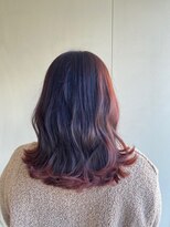 カシェ リタ ヘアー(CACHE'&RITA HAIR)&nbsp;裾カラー◯チェリーブラウン×ピンクブラウン