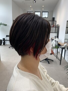 トルペヘアデザイン(Tolpe hair design) グラデーションカット＋イヤリングカラー